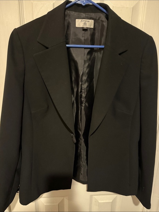 Stresa Jackets & Blazers - Stresa Black Women's Blazer
